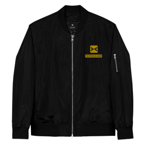 THE PEOPLES ARMY Premium recycled bomber jacket