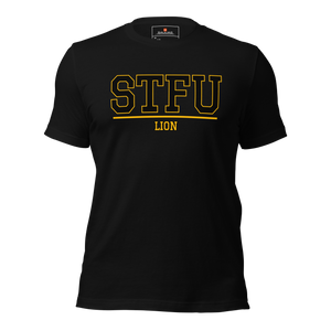 STFU LION - COLLEGIATE Unisex t-shirt