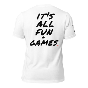 PARK & REC TEAM REVOLUTION - IT'S ALL FUN & GAMES... Unisex t-shirt